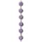 Lavender Rhinestone Studded Round Beads, 10mm by Bead Landing™